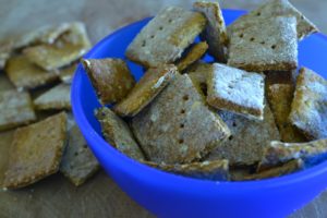 Baked Protein Cheese Crackers
