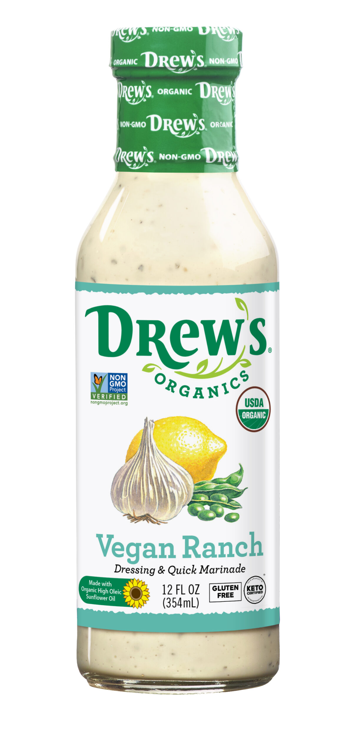 Vegan Ranch Dressing & Quick Marinade - Drew's Organics Vegan Ranch Dressing & Quick Marinade - Drew's Organics