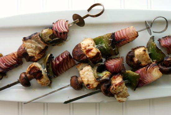 Swordfish and Veggie Kabobs