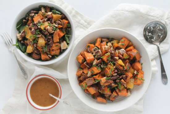 Orange Sesame Ginger Grilled Chicken and Sweet Potato Salad