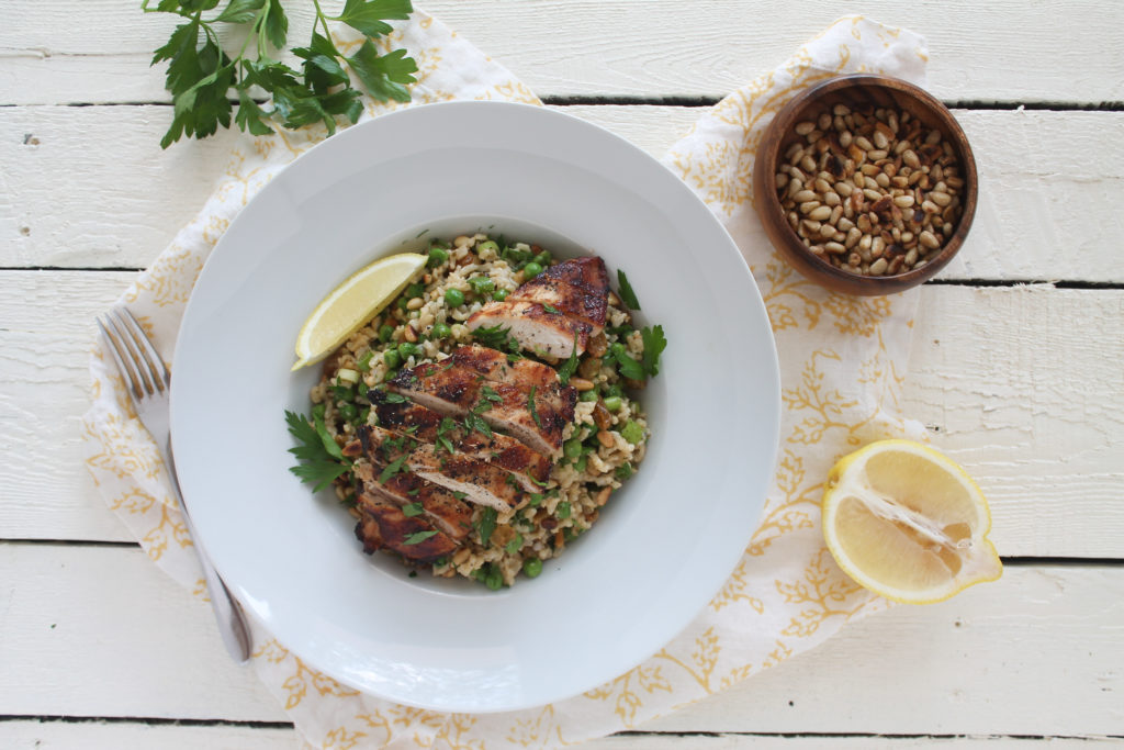 Goddess Grilled Chicken & Rice Salad - Drew’s Organics