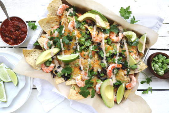 Easy Shrimp Nachos