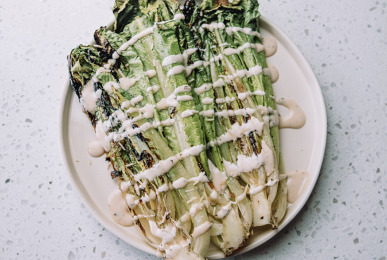 Grilled Romaine with Creamy Ranch