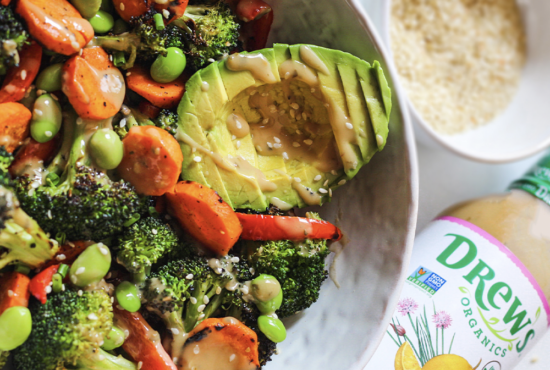 Grilled Vegetable Salad with Tahini Goddess